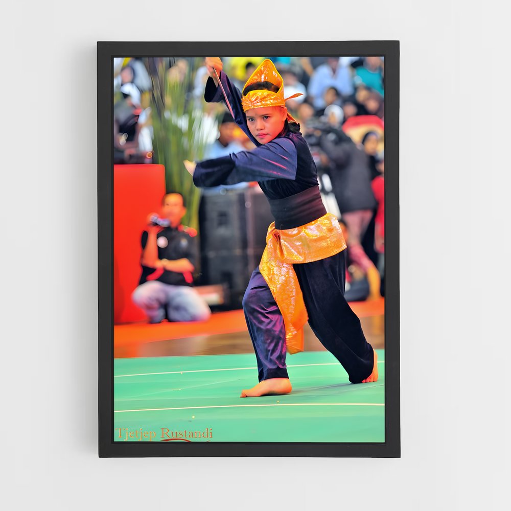 Poster Maître Silat – affiche Pencak Silat (vue 2)